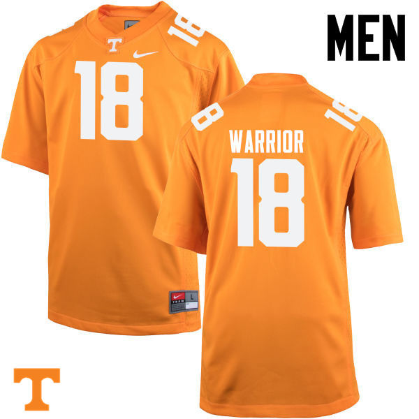 Men #18 Nigel Warrior Tennessee Volunteers College Football Jerseys-Orange